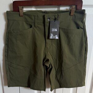 MOUNTAIN HARDWEAR AP Active Shorts Men's 32" Waist 9" Inseam Army Green New